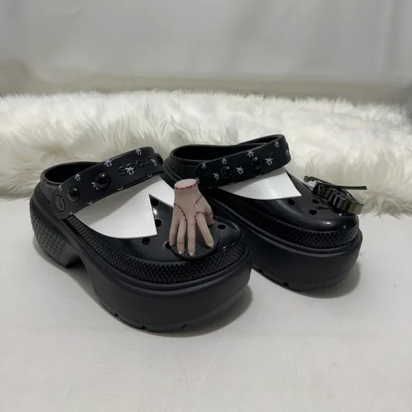 Wednesday x Crocs Stomp Platform Clog - Picture 1 of 9